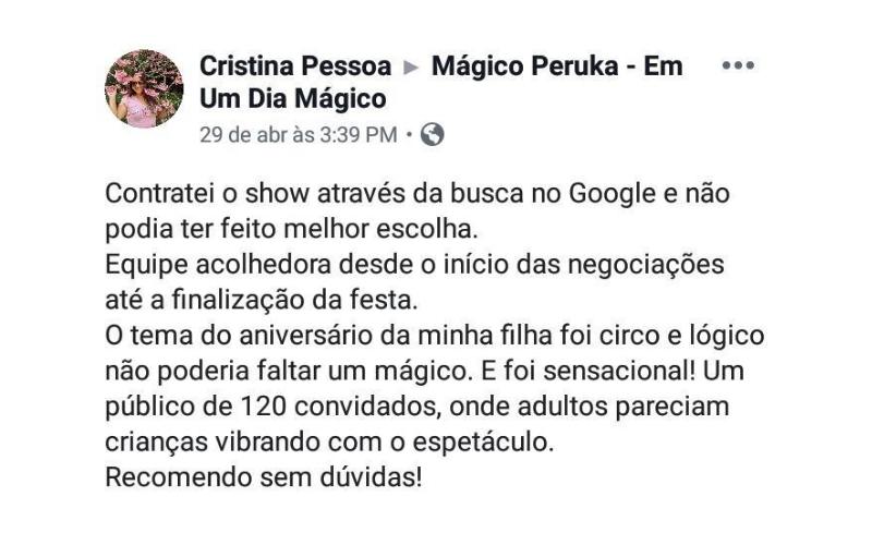 Depoimento da Cristina Pessoa